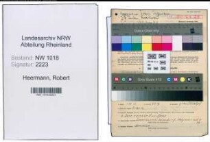 Entnazifizierung Robert Heermann , geb. 05.01.1882 (Ingenieur)
