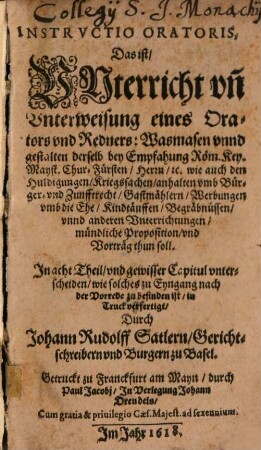 Instructio oratoris