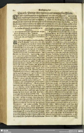 Auslegung des drey und neuntzigsten Psalms