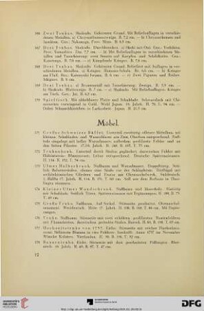Möbel (Nr. 171-305)
