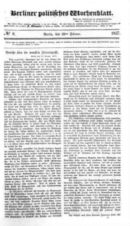 No 8, 25. Februar 1837