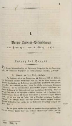 9. März-21. December = I-XII