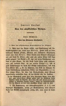 Die Experimental-Physik. 2, Von den physikalischen Gesetzen