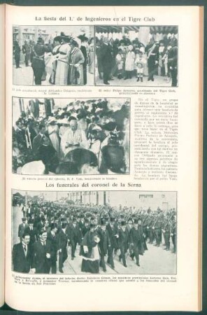 Los funerales del coronel de la Serna