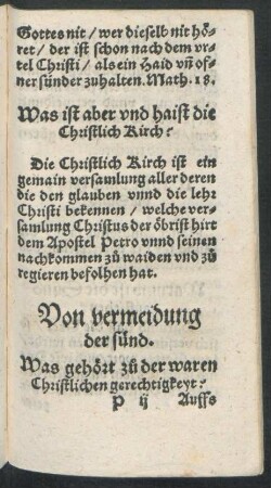 Von vermeidung der sünd.