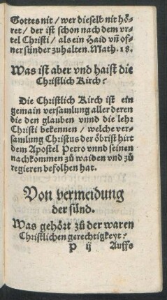 Von vermeidung der sünd.