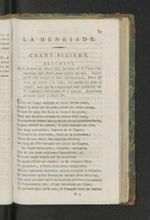 Chant Sixième.
