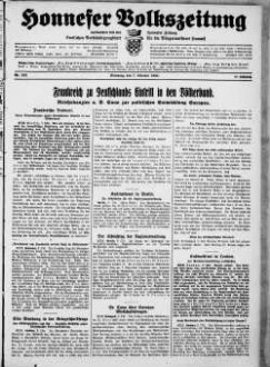 Honnefer Volkszeitung. 1889-1978