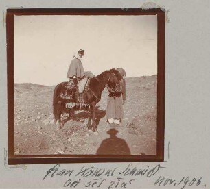 Frau Konsul Schmidt bei sel ria' [wohl Libb Umgebung] Nov. 1906