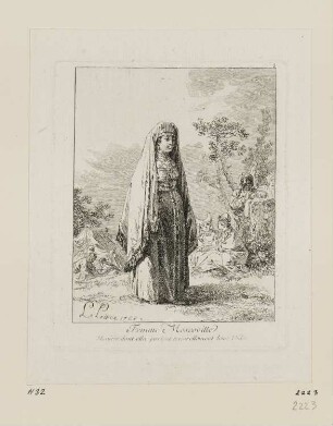 Femme Moscovitte, Blatt 3 der Folge "Deuxième suite d'habillements des femmes de Moscovie"
