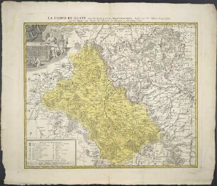 Comitatus Glaciensis Tabula Geogr.