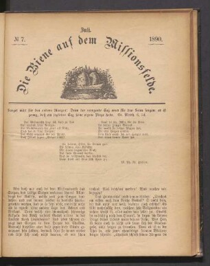 N° 7. Juli. 1890