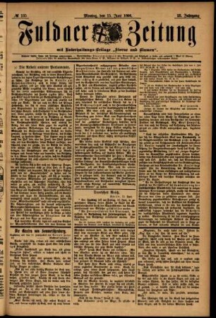Ausgabe vom Montag, den 15. Juni 1896.