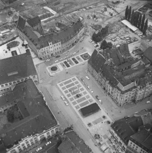 Hauptmarkt von Zwickau : Blickrichtung Südosten