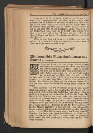 Ethnographische Momentaufnahmen aus Ruanda