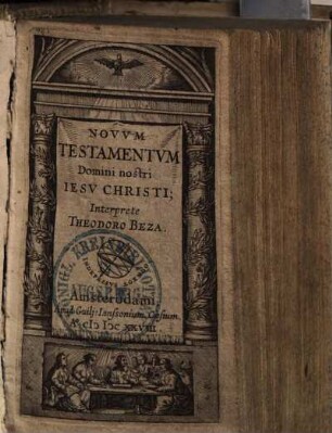 Novum testamentum domini nostri Jesu Christi