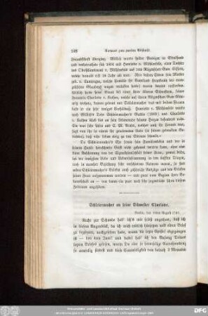 Schleiermacher an seine Schwester Charlotte. Berlin, den 18ten August 1797.