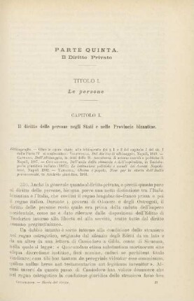 Parte quinta. Il Diritto Privato
