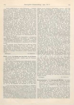 224-225 [Rezension] Braunschweiger, D. M., Die Lehrer der Mischnah. Ihr Leben und Wirken für Schule und Haus nach den Quellen bearbeitet. Zweite durchgesehene, verbesserte und vermehrte Auflage