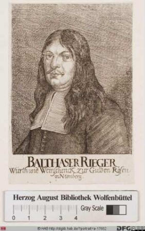 Bildnis Balthasar Rieger