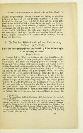 B. Die Zeit der Ständekämpfe und der Unterwerfung Italiens. (509- 266)