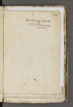Conrad Humbracht: De vita Joannis Sichardi