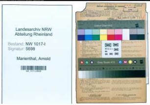 Entnazifizierung Arnold Marienthal , geb. 17.02.1903 (Oberschullehrer)