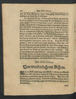 Der XIIX. Discurs. Von wunderbahrem Athem.
