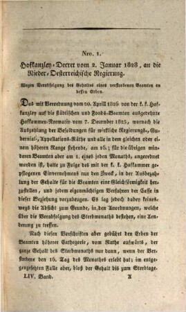 Sammlung der sämmtlichen politischen und Justiz-Gesetze, welche unter der Regierung Sr. Majestät Kaisers Franz des I. in den sämmtlichen k. k. Erbländern erlassen worden sind : in chronolog. Ordnung. 29=54. 1828, Gesetze vom 1. Januar bis letzten December