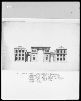 Kassel & Entwurf zum Wilhelmshöher Tor