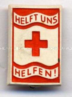 Deutsches Rotes Kreuz, "Helft uns helfen!", Spendenabzeichen zum Rotkreuztag 1935