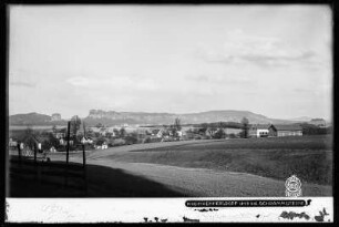 Kleinhennersdorf und die Schrammsteine