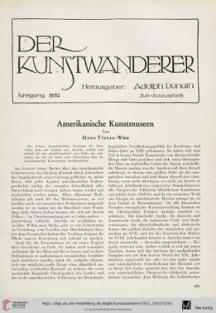 13/14: Amerikanische Kunstmuseen