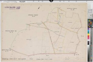 Vellern (Beckum), Umlegung Vellern, Zuteilungskarte Flur 12