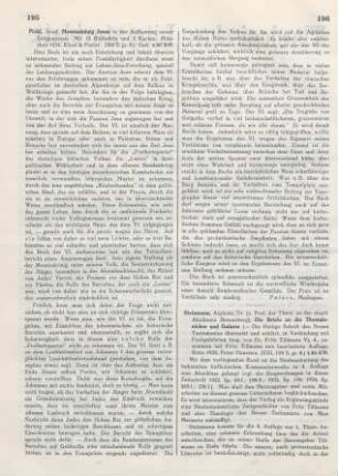 196-197 [Rezension] Steinmann, Alphons, Die Briefe an die Thessalonicher und Galater