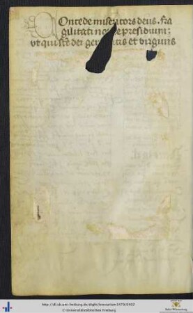 Handschriftliches Gebet