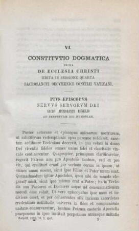 129-138 Constitutio dogmatica prima de Ecclesia Christi