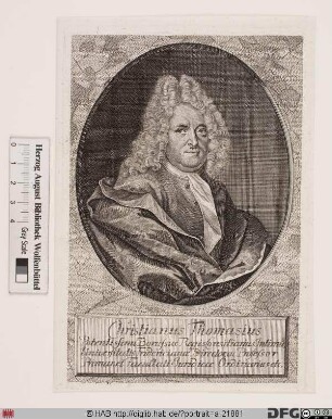 Bildnis Christian Thomasius