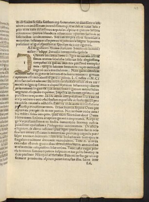 Ad magnificum Minum Roscium Senatorem bononiensem Philippi Beroaldi bononiensis epistola.