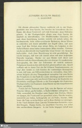 Johann Adolph Hasse Il Sassone