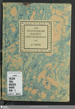 Die französische Malerei der Gegenwart