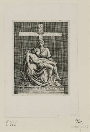 Pietà, Blatt 7 der Folge "Gemälde von Rom"