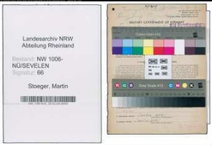 Entnazifizierung Martin Stoeger , geb. 04.06.1908 (Kraftfahrer)