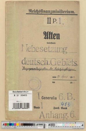 Propagandaschriften der Besatzungstruppen