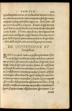 De Confessione Et Satisfactione.