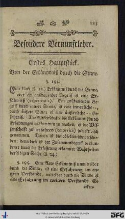 Besondere Vernunftlehre.