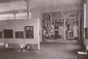 Raumaufnahmen der 2. Deutschen Kunstausstellung August/Oktober 1949