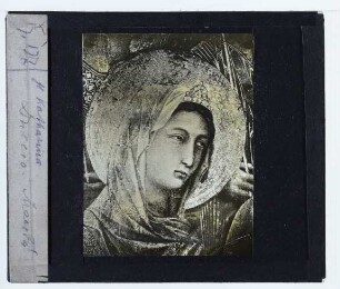Duccio, Maestà (Siena Dommuseum) : Detail: Hl. Katharina
