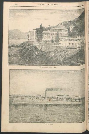 [Vista de] Villa Canevaro en Zoagli (Italia.)
