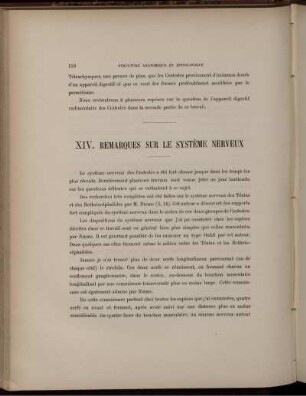 XIV. Remarques Sur Le Systéme Nerveux